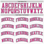 Custom Name Number Throwback Basketball Jersey - Personalized White Kelly Green Hot Pink Design Personalized White Kelly