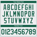 Custom Personalized Baseball Jersey - Authentic White Kelly Green-Light Gray with Your Name and Number Personalized White