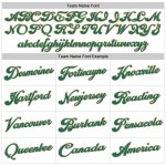 Custom Name Number Personalized Throwback Basketball Jersey in White Kelly Green Old Gold - Authentic Team Apparel Personalized