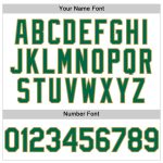 Customizable Authentic Baseball Jersey - Personalized White Kelly Green-Old Gold Line with Custom Name & Number Personalized