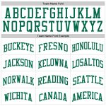 Custom Kelly Green Pinstripe Basketball Jersey with Personalized Name and Number - Authentic White Design Personalized White