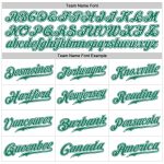 Custom Name Number Sports Pants - Personalized Kelly Green White Pinstripe Team Apparel Personalized White Kelly Green Pinstripe