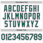 Custom Orange Sleeveless Baseball Jersey with Pinstripe Design - Personalized White Kelly Green Jersey with Name and Number