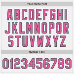 Custom Name and Number Personalized Softball Jersey Unisex Two-Button Pinstripe White Kelly Green Personalized White Kelly