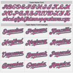 Custom Name and Number Personalized Softball Jersey Unisex Two-Button Pinstripe White Kelly Green Personalized White Kelly