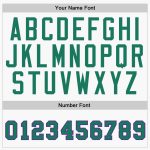 Custom Name and Number Personalized Authentic Baseball Jersey in White Kelly Green and Purple Personalized White Kelly Green-Purple