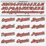 Personalized Authentic Baseball Jersey in White, Kelly Green, and Red - Sleeveless Design Personalized White Kelly Green-Red