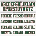 Personalized Authentic Football Jersey Custom Name Number White Kelly Green Red Mesh Personalized White Kelly Green-Red Mesh