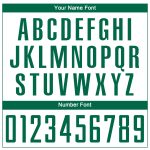 Custom Name Number Personalized Soccer Jersey Sublimation Uniform White Kelly Green Personalized White Kelly Green Sublimation