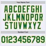 Custom Name and Number Personalized White Green Yellow Mesh Baseball Jersey - Authentic Throwback Team Jersey Personalized
