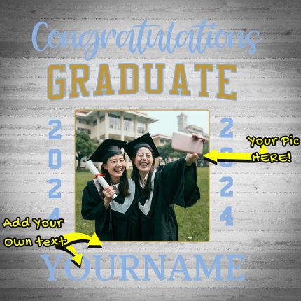 Custom Team Name Number T-Shirt 3D Graduation Performance Light Blue White Personalized White Light Blue 3D Graduation Performance
