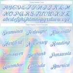 Custom Holographic Vaporwave Basketball Jersey - Personalized 3D Pattern Design with Team Name & Number, White Light Blue
