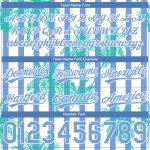 Custom Name Number Basketball Shorts Argentina Palm Trees 3D Pattern Light Blue White Hawaii Style Personalized White Light