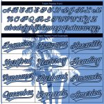 Personalized Hawaii Coconut Trees Softball Jersey Unisex Two-Button, Custom Name & Number, Light Blue-Black 3D Pattern Personalized