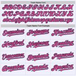 Custom Name Number Throwback Baseball Jersey Mesh Light Blue Black Pink - Personalized Authentic Team Jersey Personalized
