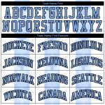 Custom Basketball Jersey with Personalized Name and Number, White Blue Black Round Neck Sublimation Suit Personalized White