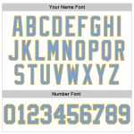 Personalized Authentic Throwback Basketball Jersey - White Light Blue Gold Personalized White Light Blue-Gold Authentic Throwback