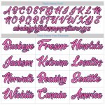 Custom Name and Number Baseball Jersey for Team in White, Light Blue, Pink - Personalized Authentic Jersey Personalized White