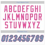 Custom Name and Number Baseball Jersey for Team in White, Light Blue, Pink - Personalized Authentic Jersey Personalized White