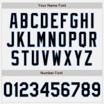 Custom Authentic Baseball Jersey with Personalized Name and Number - White Light Blue Pinstripe Design Personalized White