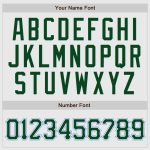 Custom Name and Number Personalized Baseball Jersey - White Light Blue Pinstripe Authentic Raglan Sleeves Personalized White