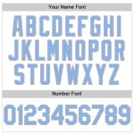 Custom Authentic Baseball Jersey - Personalized White Light Blue Pinstripe with Red Name and Number, Sleeveless Design Personalized