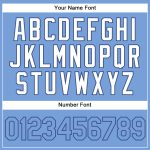 Custom Name Number Basketball Jersey - Personalized Split White Light Blue-Royal Fashion Team Jersey Personalized White Light