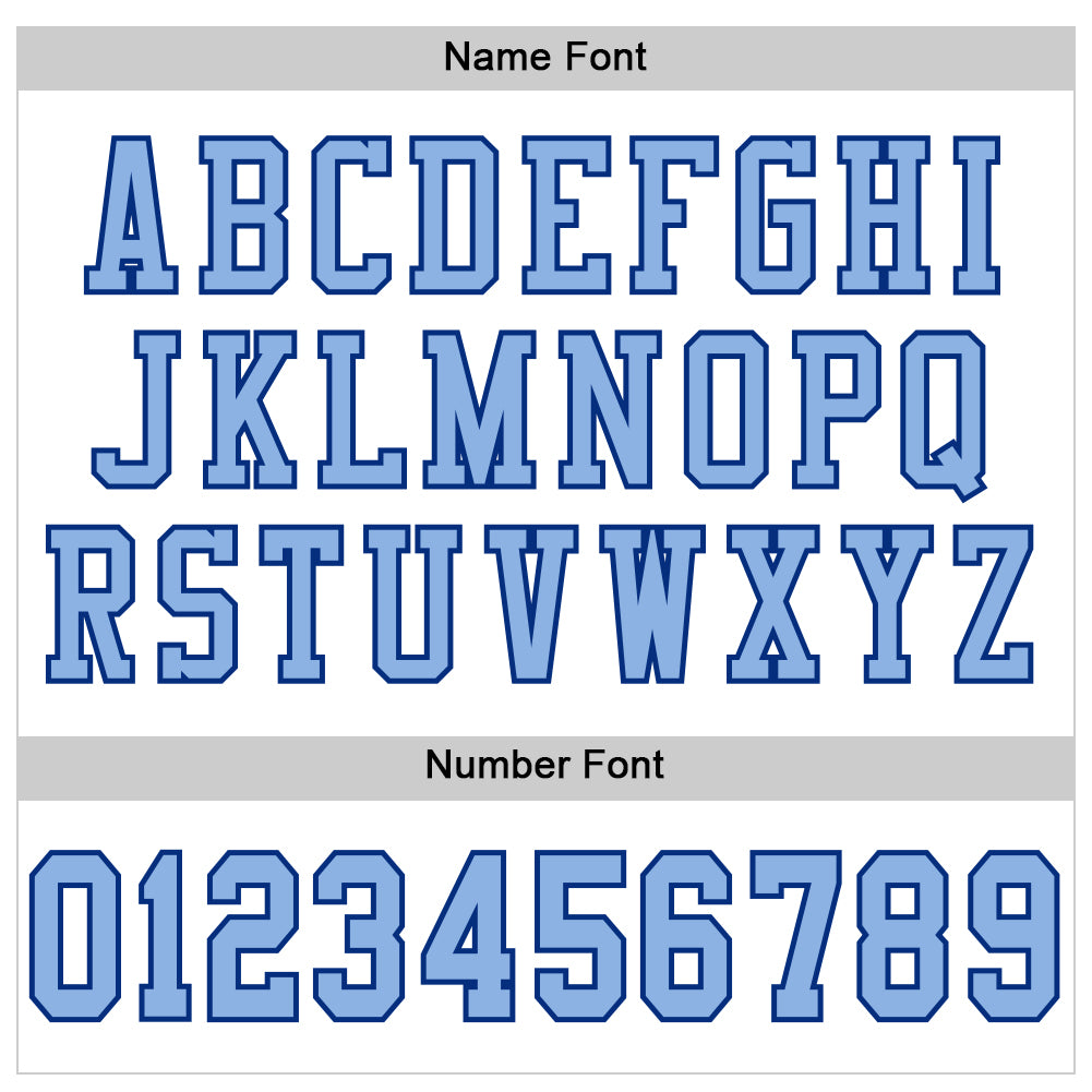Personalized White Light Blue-Royal Mesh Authentic Football Jersey Personalized Light Blue-Royal Authentic Football Jersey - White Mesh Design Personalized White Light Blue-Royal Mesh Authentic - Image 4