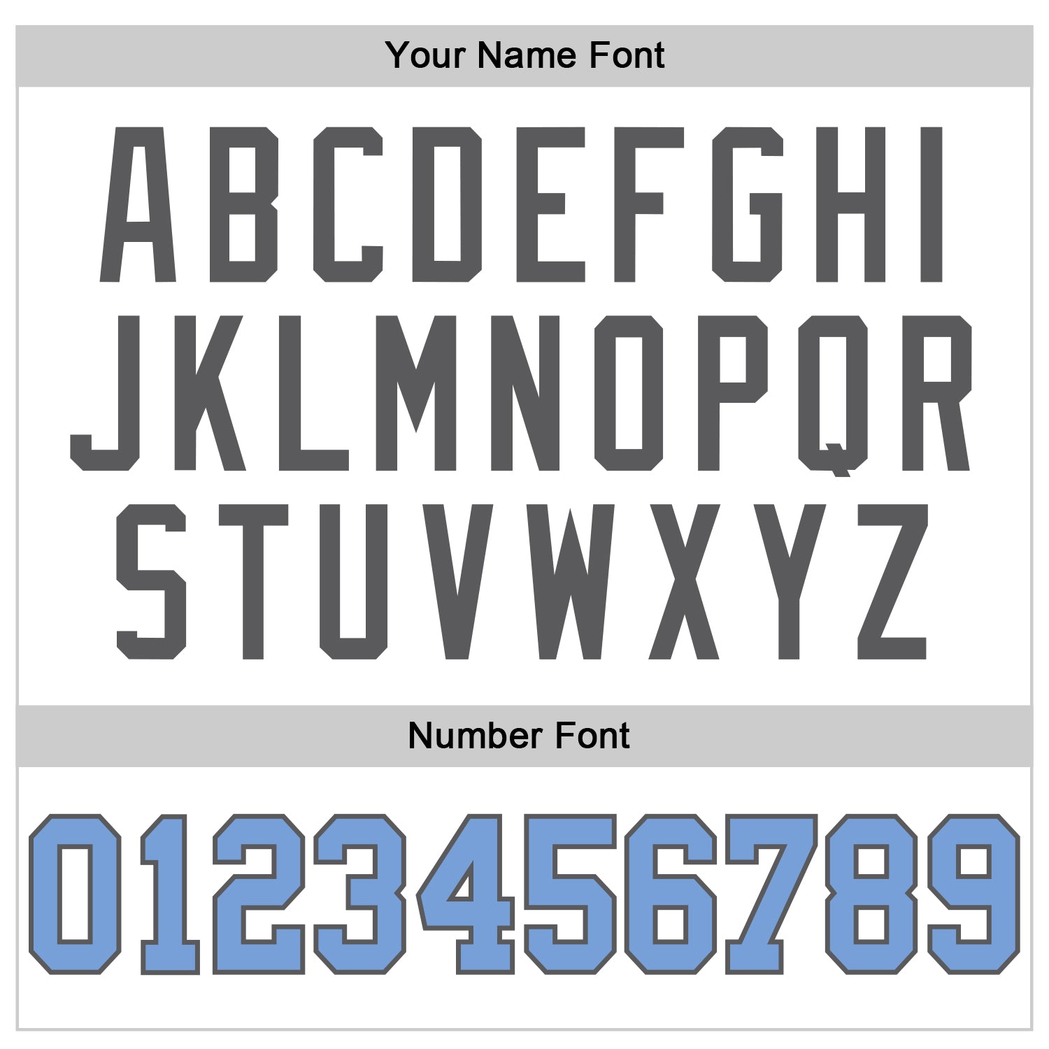 Personalized White Light Blue-Steel Gray Long Sleeve Performance T-Shirt Team Custom Name and Number Custom Team Name Number Long Sleeve Performance T-Shirt - Personalized White Light Blue Steel Gray Personalized White Light - Image 5