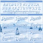 Custom Name and Number Personalized Varsity Letterman Jacket - White Light Blue Watercolor Winter Snow Landscape 3D Pattern Design