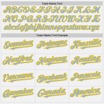 Custom Name and Number Authentic Baseball Jersey - Personalized White Light Blue-Yellow Team Gear Personalized White Light