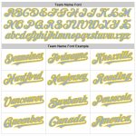 Custom Name and Number Personalized Baseball Jersey in White Light Blue-Yellow Raglan Sleeves - Authentic Team Apparel Personalized