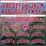 Custom Name Number Basketball Jersey Authentic 3D Pattern Watercolor Design White Maroon Natural Landscape Style Personalized