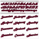 Custom Name and Number Personalized Basketball Jersey - Authentic White Maroon-Black Throwback Design Personalized White