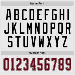 Custom Team Hockey Jersey Personalized with Name and Number - White Maroon Cream-Black Personalized White Maroon Cream-Black