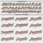 Custom Authentic Baseball Jersey - Personalized Medium White with Pink-Green, Custom Name & Number Personalized White Medium