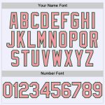 Custom Name Number Pink-Green Mesh Baseball Jersey, Personalized Medium Authentic Throwback Team Jersey Personalized White