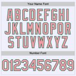 Custom Name and Number Pink Green Mesh Baseball Jersey - Personalized Medium Authentic Throwback Design Personalized White