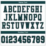 Personalized Midnight Green Black Authentic Football Jersey - Custom White Mesh Jersey Personalized White Midnight Green-Black