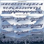 Custom Name Number Personalized Watercolor Mountains Baseball Jersey - White Navy 3D Pattern Design Personalized White Navy