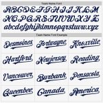 Personalized Authentic Baseball Jersey in White and Navy, Sleeveless Design Personalized White Navy Authentic Sleeveless