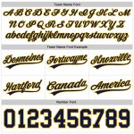 Custom Personalized Basketball Shorts with Name and Number - White Navy Gold Authentic Design Personalized White Navy-Gold