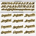 Personalized Baseball Jersey - Authentic Sleeveless Design in White, Navy, and Gold Personalized White Navy-Gold Authentic