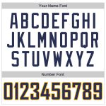 Custom Name Number Personalized Throwback Basketball Jersey - White Navy Gold Team Authentic Personalized White Navy-Gold
