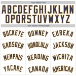 Custom Personalized Baseball Jersey Shirt - White Navy Gold Rib-Knit, Authentic Throwback, Custom Name & Number Personalized