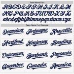 Custom Name Number Personalized Sleeveless Baseball Jersey in White Navy Gray - Authentic Team Jersey Personalized White