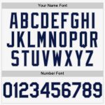Custom Name Number Personalized Sleeveless Baseball Jersey in White Navy Gray - Authentic Team Jersey Personalized White