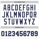 Custom Basketball Jersey - Personalized White Navy-Gray Authentic Throwback with Name and Number Personalized White Navy-Gray