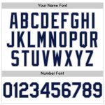 Custom Name and Number Baseball Jersey - Personalized White Navy Gray Line Authentic Team Jersey Personalized White Navy-Gray