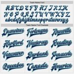Custom Navy Gray Teal Bomber Varsity Jacket with Personalized Name and Number - Full-Snap Team Letterman Style Personalized